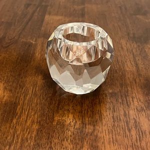 Oleg Cassini Crystal Candle Holder